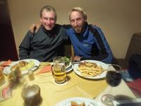 Abendessen mit Andreas